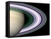 Radio Occultation: Unraveling Saturn's Rings-Stocktrek Images-Framed Stretched Canvas