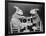 Radio Rabbits-null-Framed Premium Photographic Print