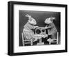 Radio Rabbits-null-Framed Photographic Print