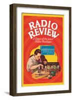 Radio Review: A Digest of the Latest Radio Hookups-null-Framed Art Print