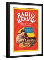 Radio Review: A Digest of the Latest Radio Hookups-null-Framed Art Print