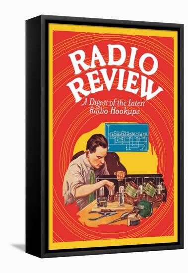 Radio Review: A Digest of the Latest Radio Hookups-null-Framed Stretched Canvas