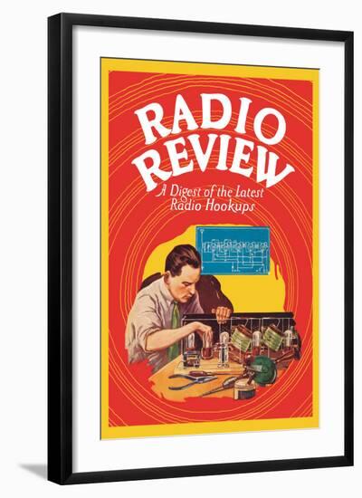 Radio Review: A Digest of the Latest Radio Hookups-null-Framed Art Print