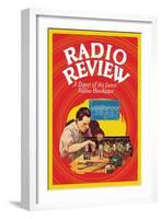 Radio Review: A Digest of the Latest Radio Hookups-null-Framed Art Print