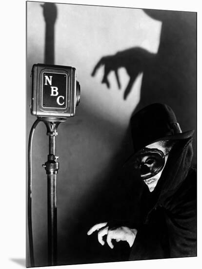 Radio Show: The Shadow-null-Mounted Giclee Print