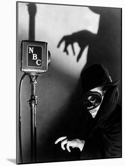 Radio Show: The Shadow-null-Mounted Giclee Print