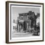 Radio Station Wkyb, Housed in a Victorian Brick Building and Owned by Edwin J. Paxton and Son Edwin-Walker Evans-Framed Photographic Print