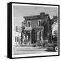 Radio Station Wkyb, Housed in a Victorian Brick Building and Owned by Edwin J. Paxton and Son Edwin-Walker Evans-Framed Stretched Canvas