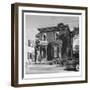 Radio Station Wkyb, Housed in a Victorian Brick Building and Owned by Edwin J. Paxton and Son Edwin-Walker Evans-Framed Photographic Print