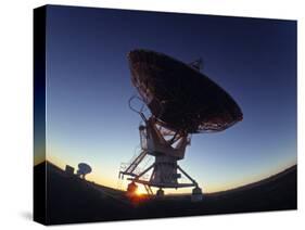 Radio Telescope, Magdalena, New Mexico, USA-Walter Bibikow-Stretched Canvas