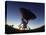 Radio Telescope, Magdalena, New Mexico, USA-Walter Bibikow-Stretched Canvas
