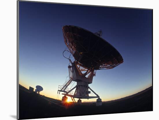 Radio Telescope, Magdalena, New Mexico, USA-Walter Bibikow-Mounted Photographic Print