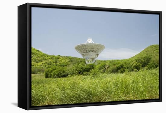 Radio Telescope near Point Udall, St. Croix-Macduff Everton-Framed Stretched Canvas