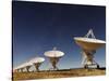Radio telescopes at an Astronomy Observatory, New Mexico, USA-Maresa Pryor-Stretched Canvas