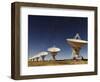 Radio telescopes at an Astronomy Observatory, New Mexico, USA-Maresa Pryor-Framed Photographic Print