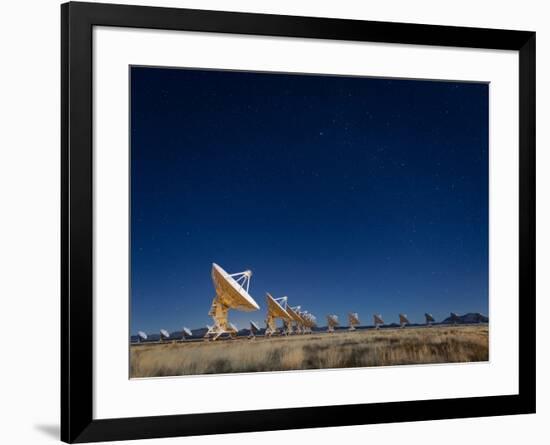 Radio telescopes at an Astronomy Observatory, New Mexico, USA-Maresa Pryor-Framed Photographic Print