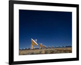 Radio telescopes at an Astronomy Observatory, New Mexico, USA-Maresa Pryor-Framed Photographic Print