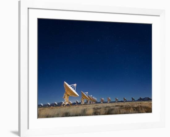 Radio telescopes at an Astronomy Observatory, New Mexico, USA-Maresa Pryor-Framed Photographic Print