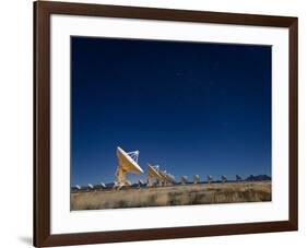 Radio telescopes at an Astronomy Observatory, New Mexico, USA-Maresa Pryor-Framed Photographic Print