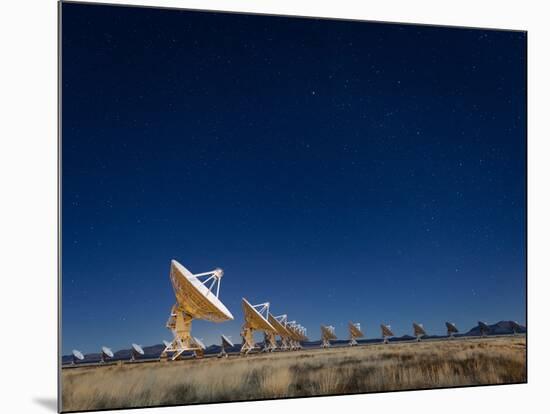 Radio telescopes at an Astronomy Observatory, New Mexico, USA-Maresa Pryor-Mounted Photographic Print