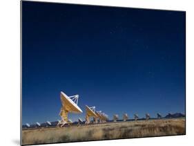 Radio telescopes at an Astronomy Observatory, New Mexico, USA-Maresa Pryor-Mounted Photographic Print