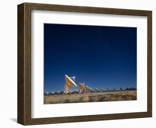 Radio telescopes at an Astronomy Observatory, New Mexico, USA-Maresa Pryor-Framed Photographic Print