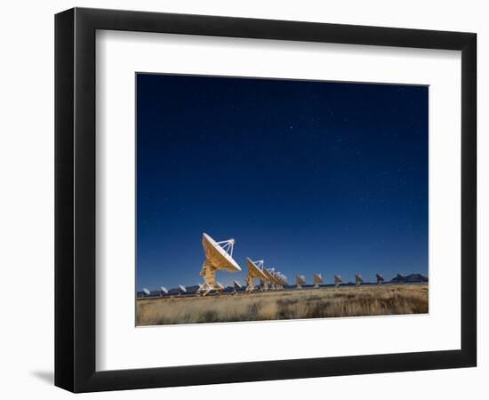Radio telescopes at an Astronomy Observatory, New Mexico, USA-Maresa Pryor-Framed Photographic Print