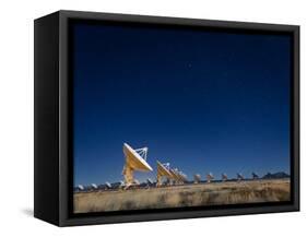 Radio telescopes at an Astronomy Observatory, New Mexico, USA-Maresa Pryor-Framed Stretched Canvas