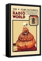 Radio World: The 8-Tube Victoreen-null-Framed Stretched Canvas