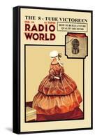 Radio World: The 8-Tube Victoreen-null-Framed Stretched Canvas