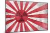 Radioactive Old Japan Flag-Thomaspajot-Mounted Art Print