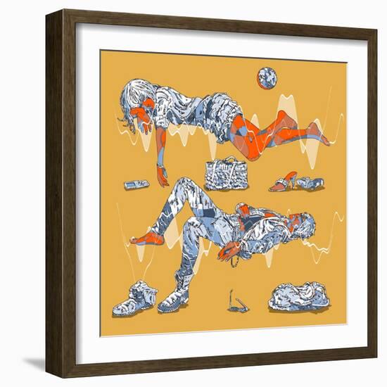 Radioflood-HR-FM-Framed Art Print