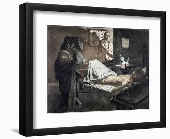 Radiologist, C1930-Ivo Saliger-Framed Giclee Print