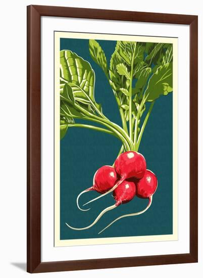 Radish-Lantern Press-Framed Art Print