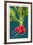 Radish-Lantern Press-Framed Art Print