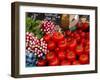 Radishes and Tomatoes on a Market Stall, France, Europe-Richardson Peter-Framed Photographic Print