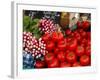 Radishes and Tomatoes on a Market Stall, France, Europe-Richardson Peter-Framed Photographic Print