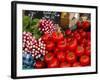 Radishes and Tomatoes on a Market Stall, France, Europe-Richardson Peter-Framed Photographic Print