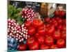 Radishes and Tomatoes on a Market Stall, France, Europe-Richardson Peter-Mounted Photographic Print