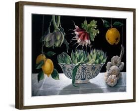 Radishes, Artichokes and Garlic-ELEANOR FEIN-Framed Giclee Print