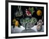 Radishes, Artichokes and Garlic-ELEANOR FEIN-Framed Giclee Print