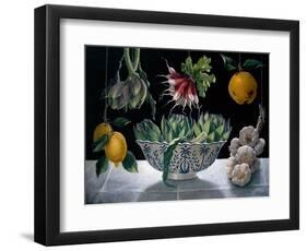 Radishes, Artichokes and Garlic-ELEANOR FEIN-Framed Premium Giclee Print