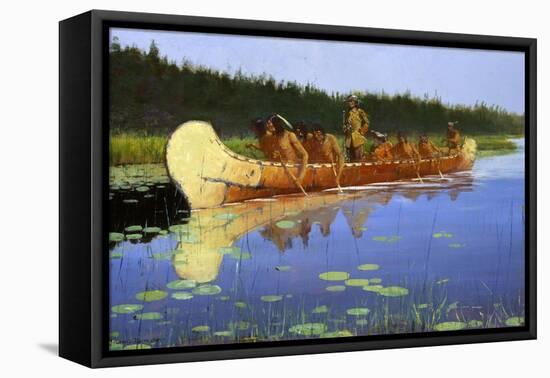 Radisson and Groseilliers-Frederic Sackrider Remington-Framed Stretched Canvas