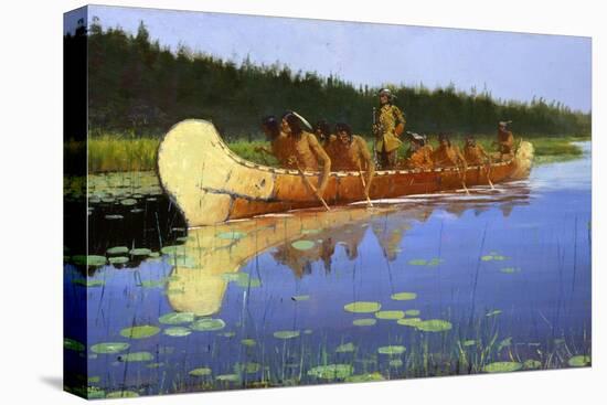 Radisson and Groseilliers-Frederic Sackrider Remington-Stretched Canvas