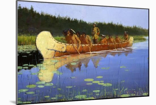 Radisson and Groseilliers-Frederic Sackrider Remington-Mounted Giclee Print