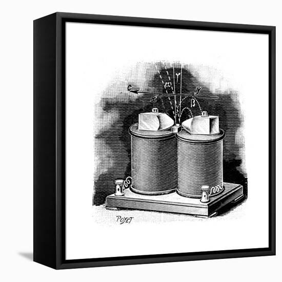 Radium Experiment, 1904-Poyet-Framed Stretched Canvas