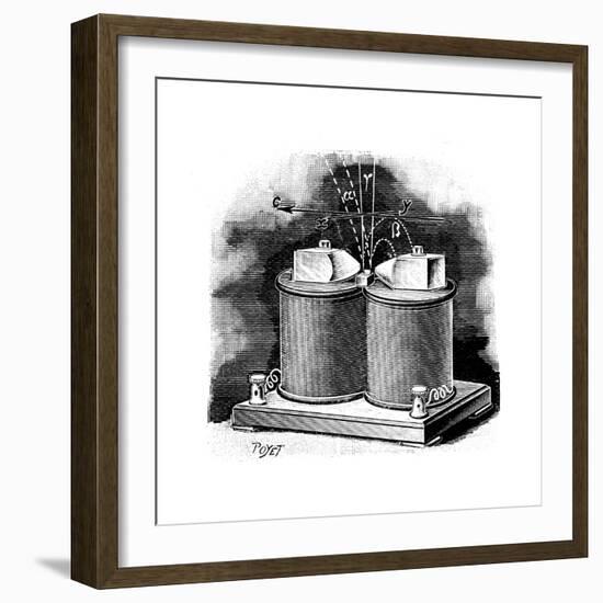 Radium Experiment, 1904-Poyet-Framed Giclee Print