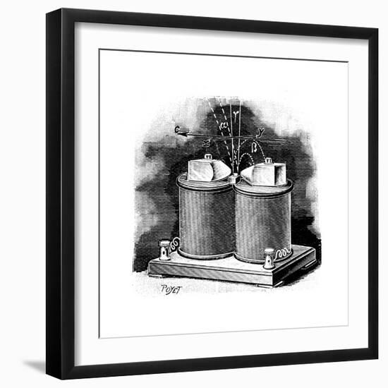 Radium Experiment, 1904-Poyet-Framed Giclee Print