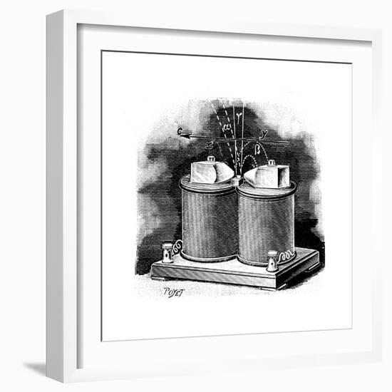 Radium Experiment, 1904-Poyet-Framed Giclee Print
