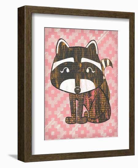 Radly Raccoon-Ashley Sta Teresa-Framed Art Print